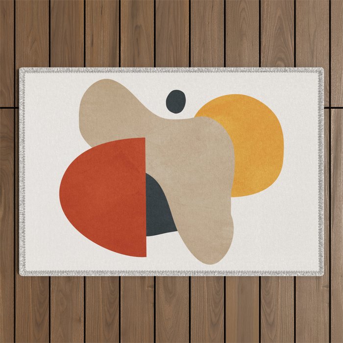 Abstract Art 11 Outdoor Rug Gallery Image 1