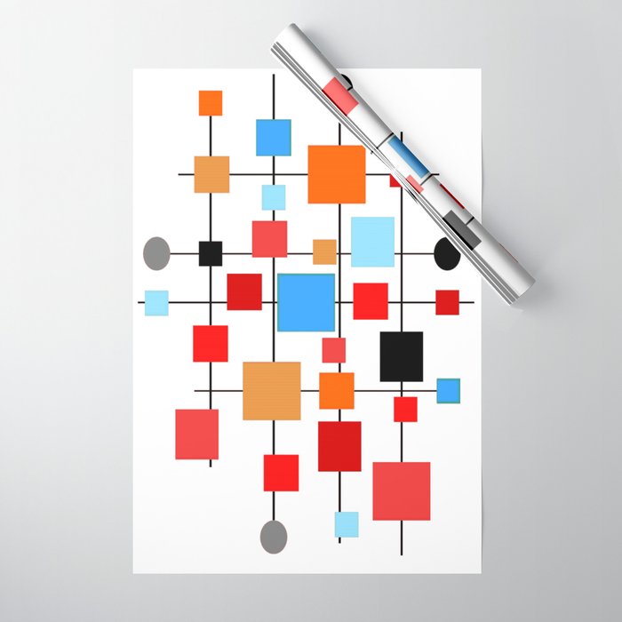 Mid-Century Modern Art 1.3.3 Wrapping Paper Gallery Image 1