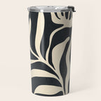 Minimal Abstract Art Plant 1 Travel Mug Gallery Image 2