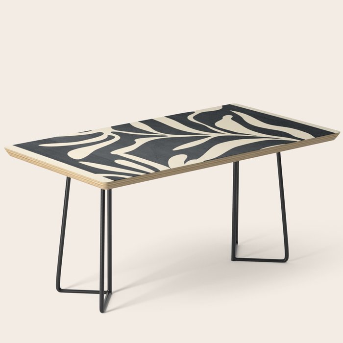 Minimal Abstract Art Plant 1 Coffee Table Gallery Image 1