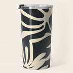 Minimal Abstract Art Plant 1 Travel Mug Gallery Image 3
