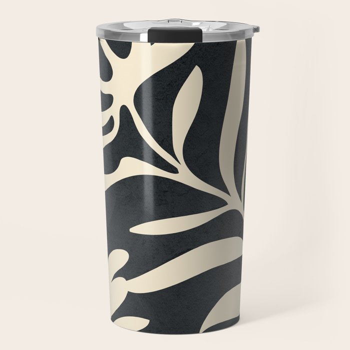 Minimal Abstract Art Plant 1 Travel Mug Gallery Image 1