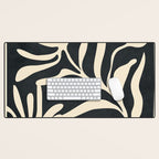 Minimal Abstract Art Plant 1 Desk Mat Gallery Image 1