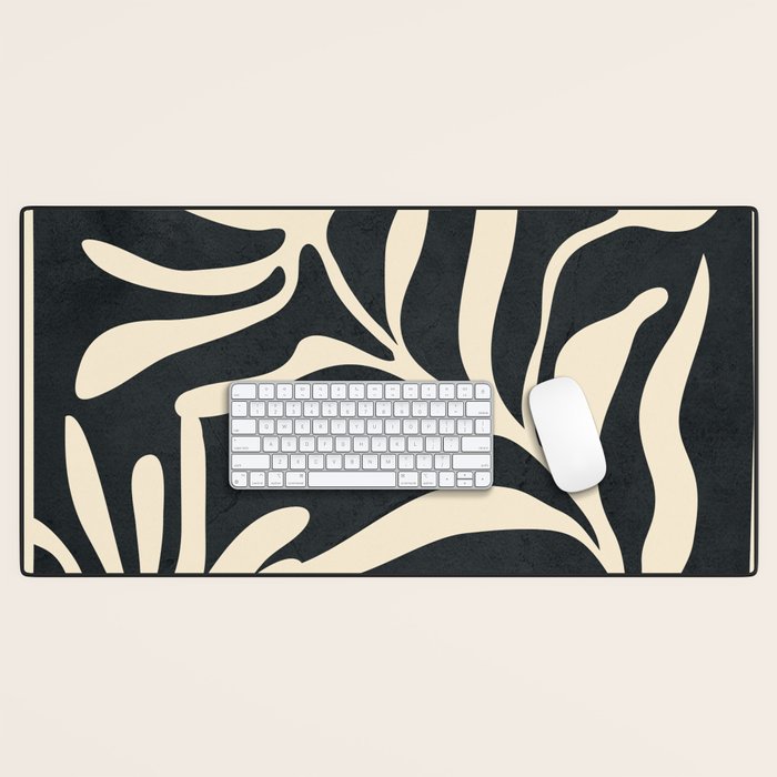 Minimal Abstract Art Plant 1 Desk Mat Gallery Image 1