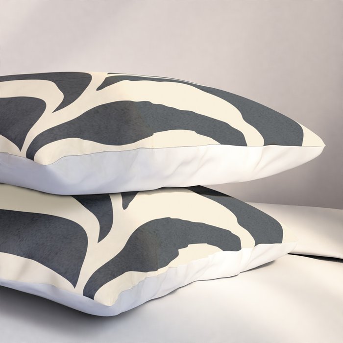 Minimal Abstract Art Plant 1 Pillow Sham Gallery Image 3