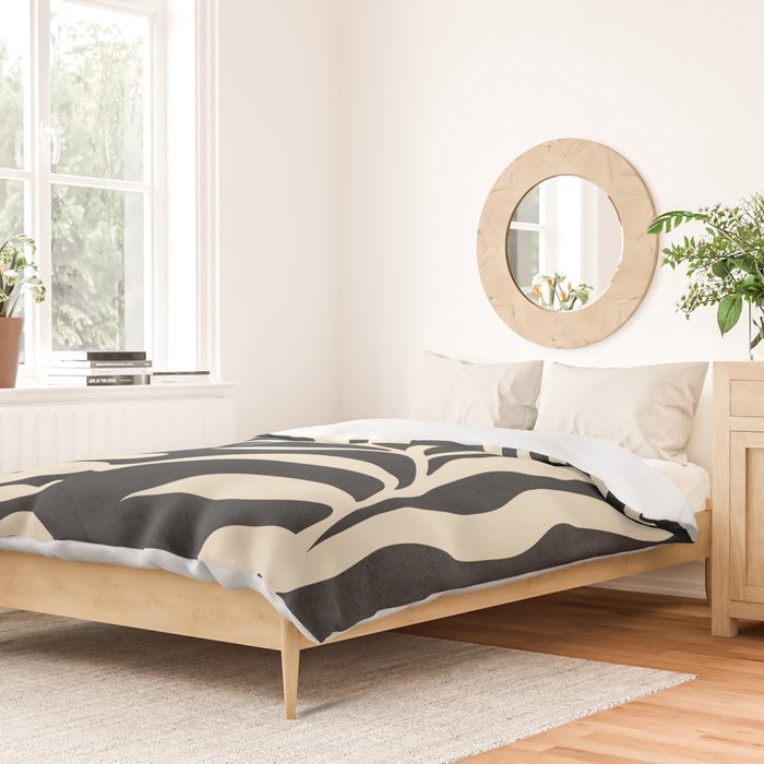 Minimal Abstract Art Plant 1 Duvet Cover Gallery Image 2