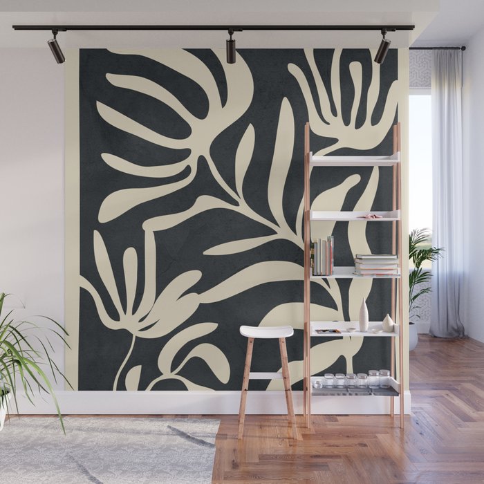 Minimal Abstract Art Plant 1 Wall Mural Gallery Image 1