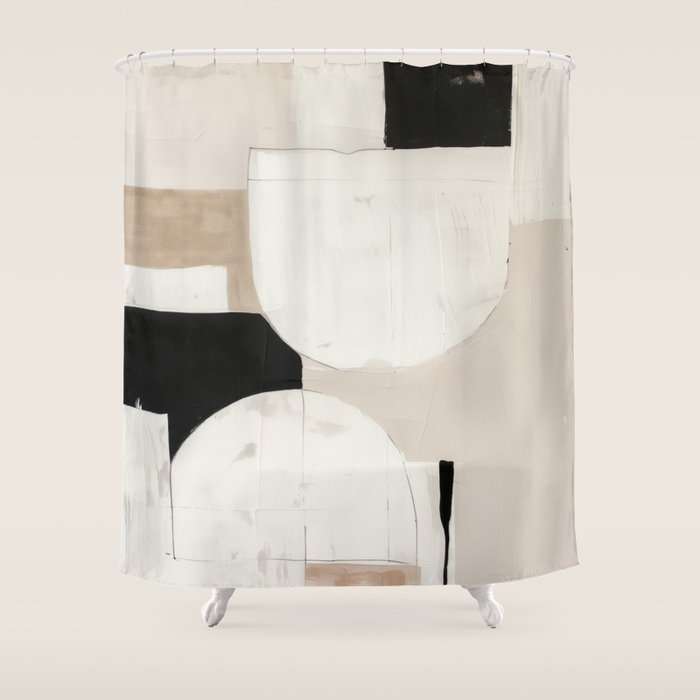 Silent Forms 1 Shower Curtain Gallery Image 1