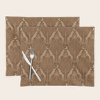 Night Cheetahs - Copper Brown Placemat Gallery Image 1