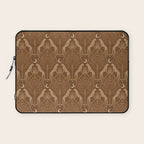 Night Cheetahs - Copper Brown Laptop Sleeve Gallery Image 1