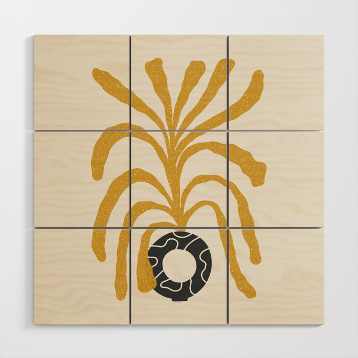 Modern Vase #5 Wood Wall Art Gallery Image 1