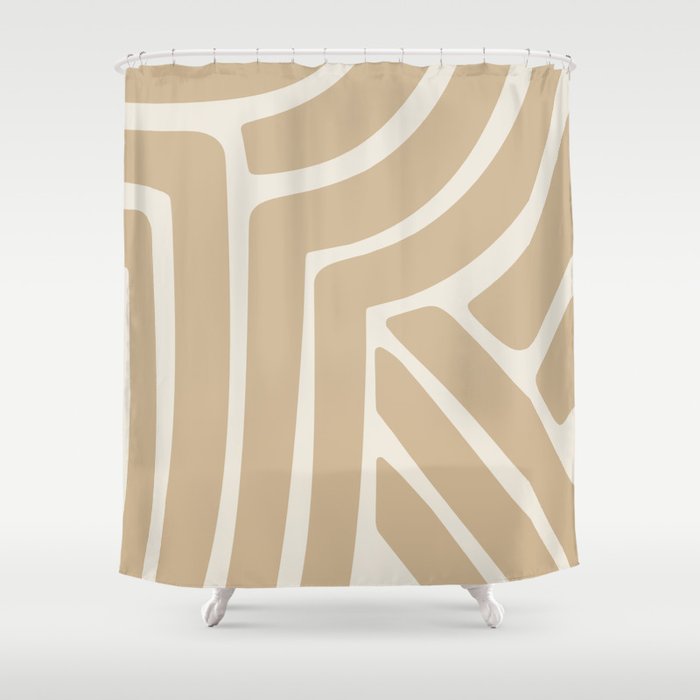 Abstract Stripes LXXXIII Shower Curtain Gallery Image 1