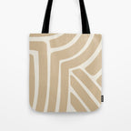 Abstract Stripes LXXXIII Tote Bag Gallery Image 1