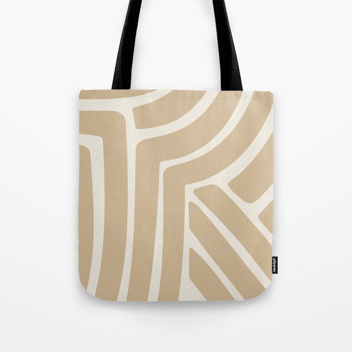 Abstract Stripes LXXXIII Tote Bag Gallery Image 1