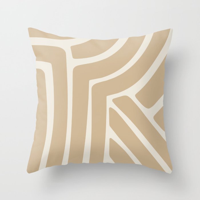 Abstract Stripes LXXXIII Throw Pillow Gallery Image 1