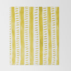 Watercolor lines - yellow Throw Blanket Gallery Image 2