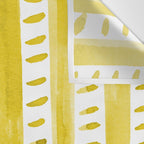 Watercolor lines - yellow Wall Tapestry Gallery Image 3