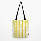 Watercolor lines - yellow Tote Bag Gallery Image 2