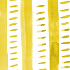 Watercolor lines - yellow Coffee Mug Gallery Image 2