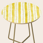 Watercolor lines - yellow Side Table Gallery Image 2