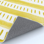 Watercolor lines - yellow Rug Gallery Image 4