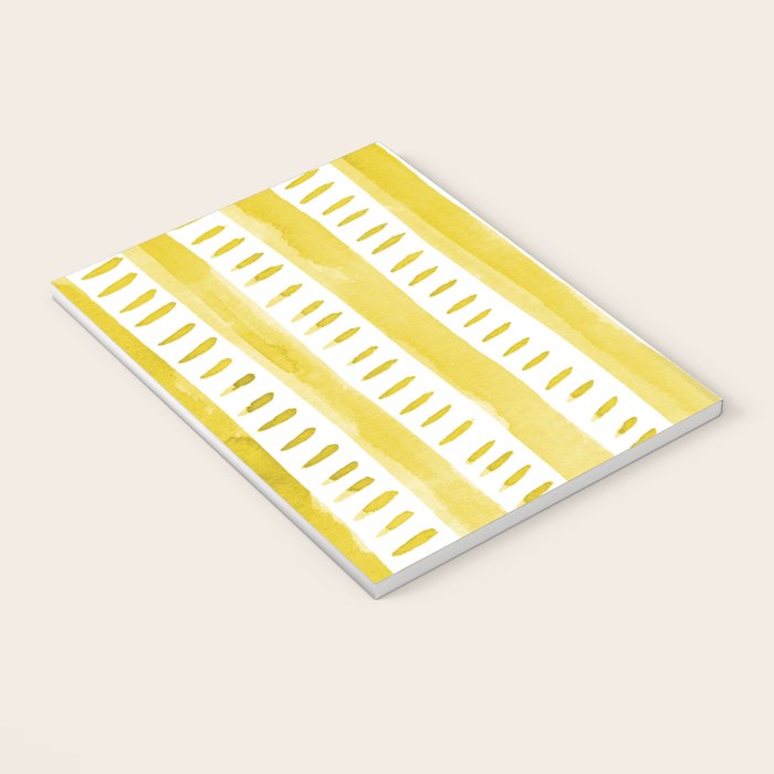 Watercolor lines - yellow Notebook Gallery Image 3