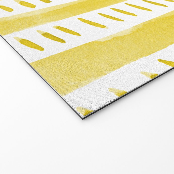 Watercolor lines - yellow Welcome Mat Gallery Image 2