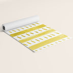 Watercolor lines - yellow Yoga Mat Gallery Image 2