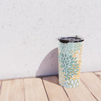 Modern, Floral Prints, Green and Yellow Travel Mug Gallery Image 4