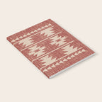 Southwestern Pattern 135 Sienna and Beige Notebook Gallery Image 2