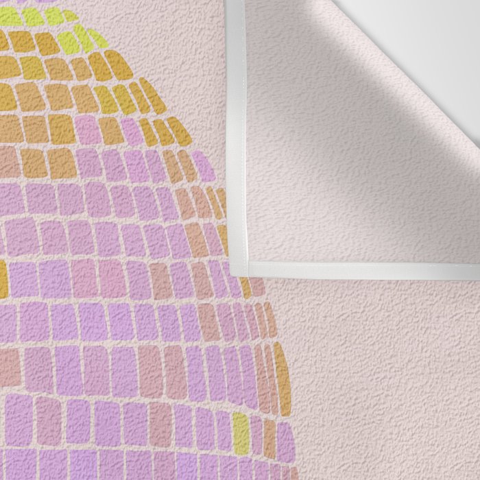 Disco Ball - Peach Wall Tapestry Gallery Image 3