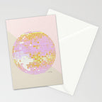 Disco Ball - Peach Stationery Card Gallery Image 2