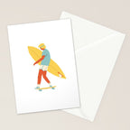 Skater from 70s Stationery Card Gallery Image 2