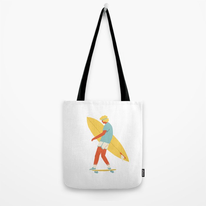 Skater from 70s Tote Bag Gallery Image 2