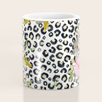 Elegant Leopard Print and Floral Design Coffee Mug Gallery Image 4