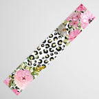 Elegant Leopard Print and Floral Design Table Runner Gallery Image 3