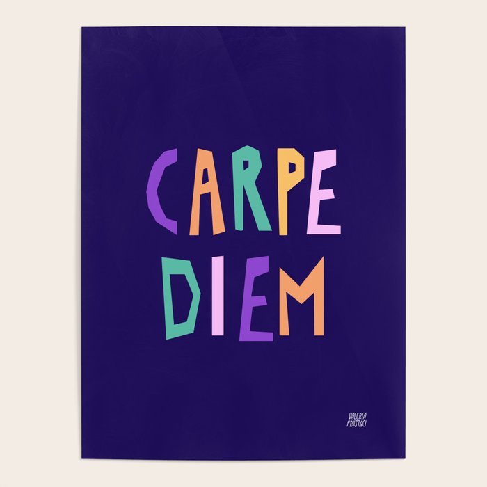 Carpe Diem lettering Poster Gallery Image 4