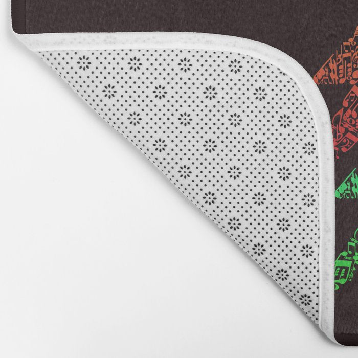 Electro music Bath Mat Gallery Image 2