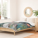 Mushroom garden Duvet Cover Gallery Image 2
