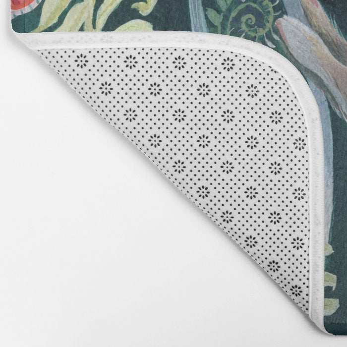 Mushroom garden Bath Mat Gallery Image 2