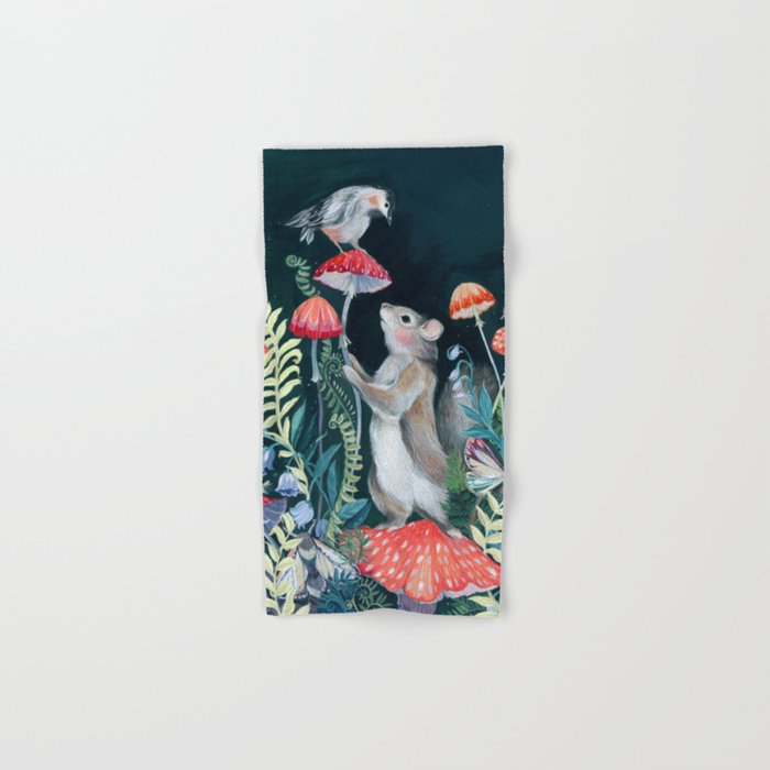 Mushroom garden Hand & Bath Towel Gallery Image 1