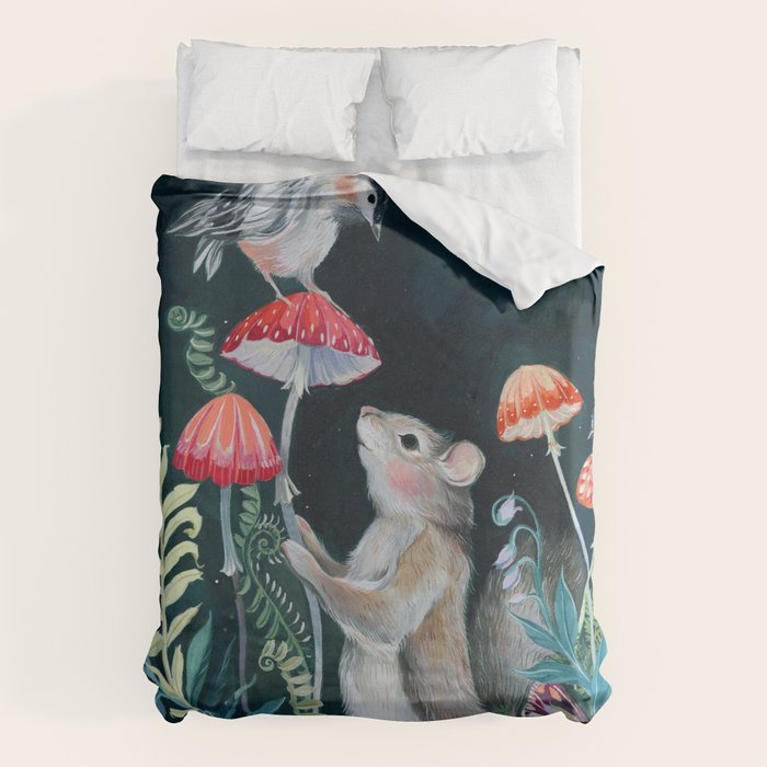 Mushroom garden Duvet Cover Gallery Image 6
