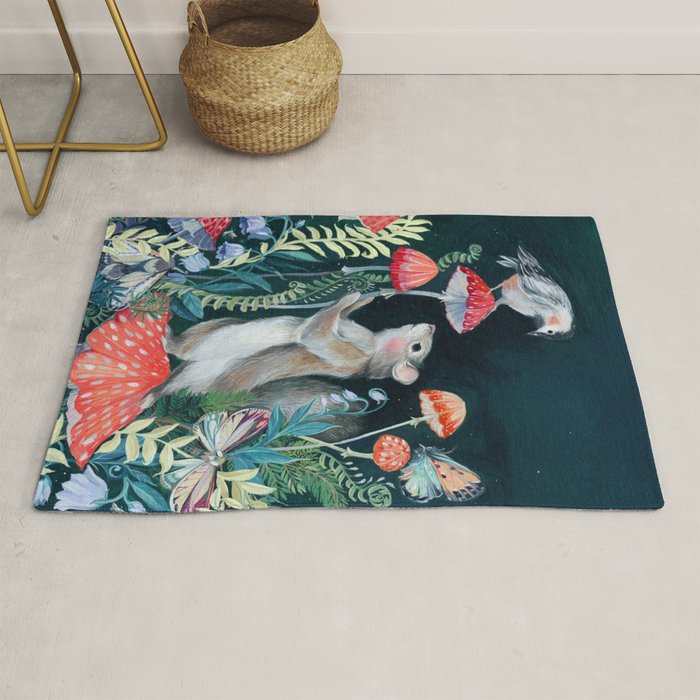 Mushroom garden Rug Gallery Image 1
