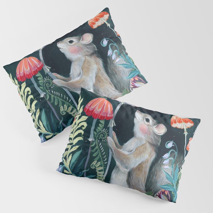 Mushroom garden Pillow Sham Gallery Image 1