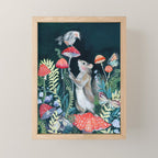 Mushroom garden Mini Art Print Gallery Image 1