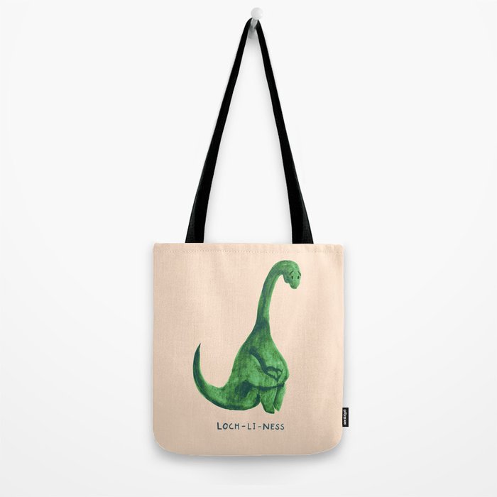 Lonely loch ness monster (loch-li-ness) Tote Bag Gallery Image 2