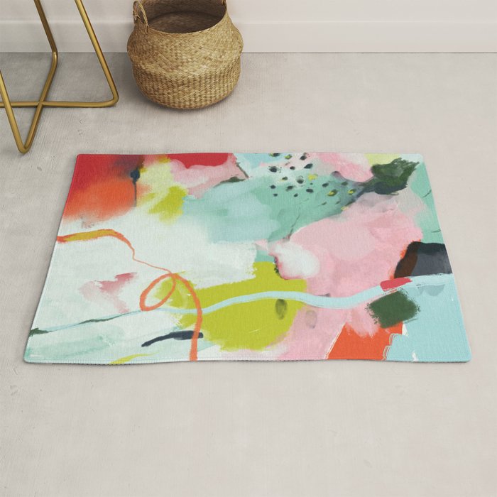 landscape in spring Rug Gallery Image 1