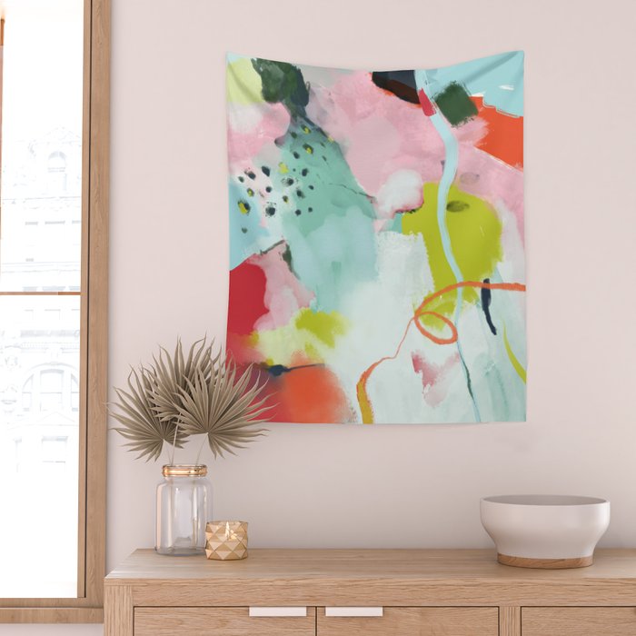 landscape in spring Wall Tapestry Gallery Image 2