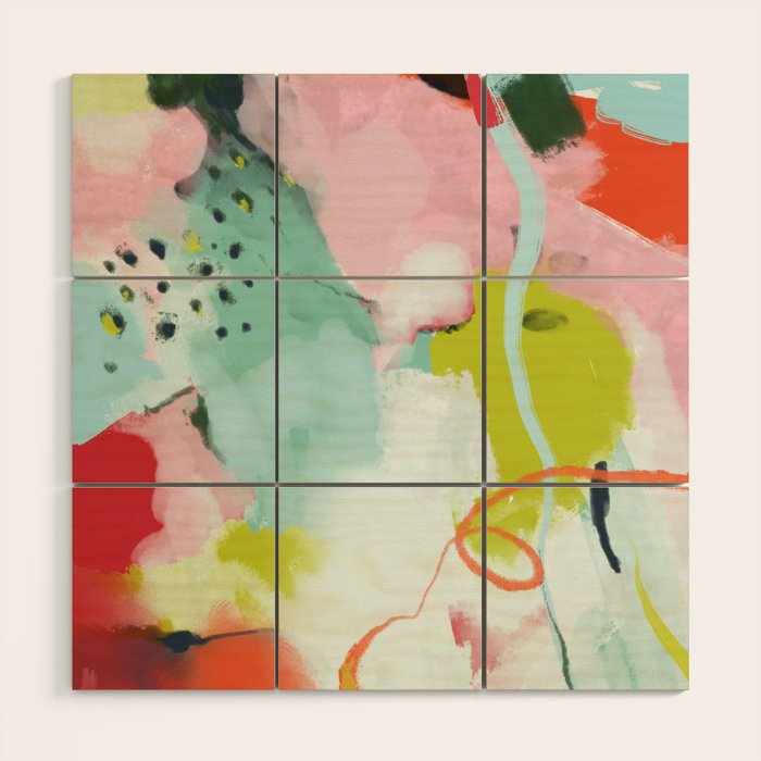 landscape in spring Wood Wall Art Gallery Image 1