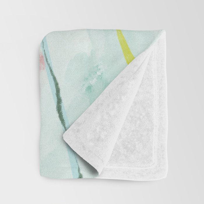 landscape in spring Throw Blanket Gallery Image 3